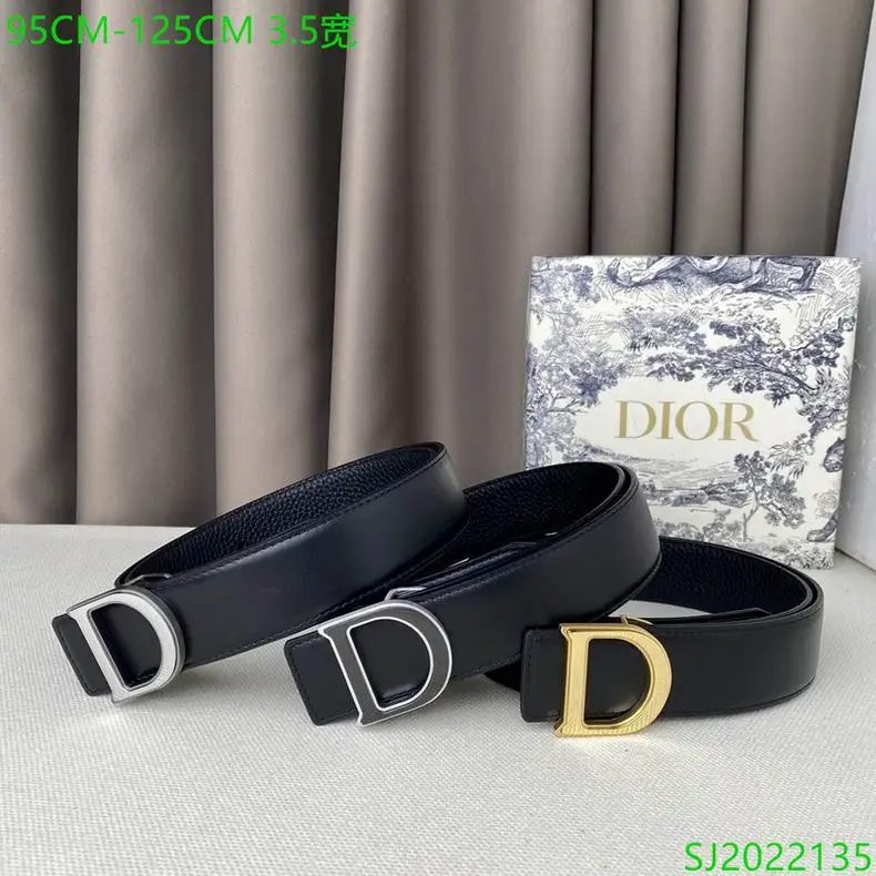 Dior belt 35mmX95-125cm 7D04